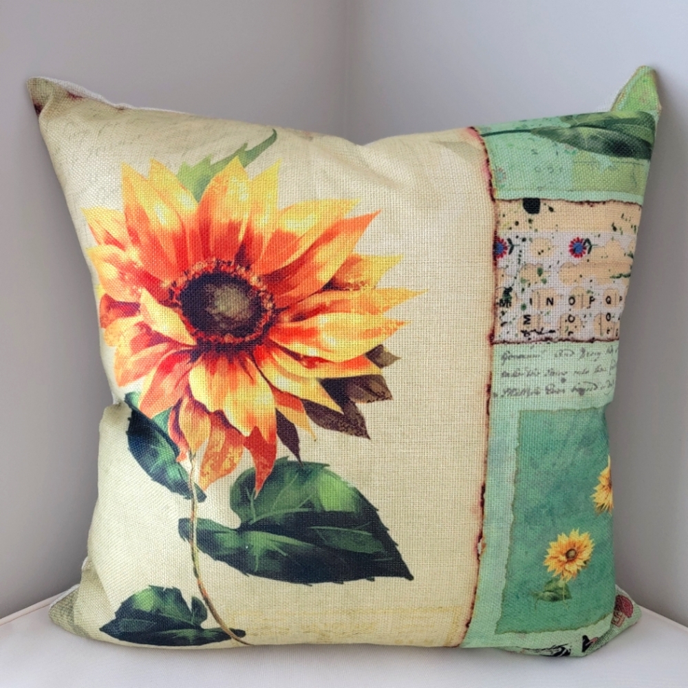Sunflower Decorative Pillow Cover